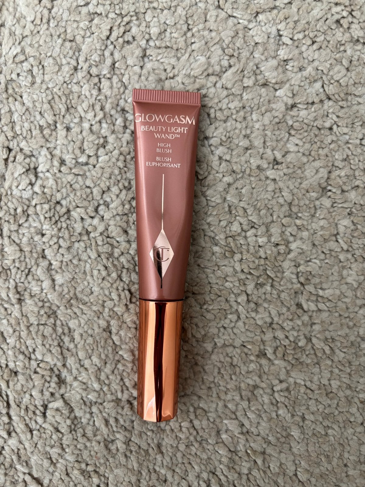 Charlotte Tilbury Glowgasm Beauty Light Wand Pinkgasm, Wangen, Ophalen of Verzenden, Zo goed als nieuw, Make-up