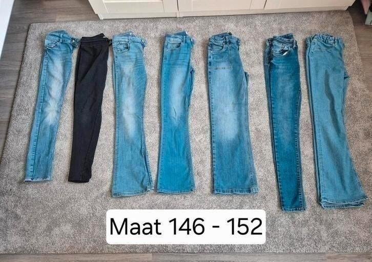 pakket meisjes jeans maat 146 - 152, Ophalen of Verzenden, Zo goed als nieuw, Maat 146