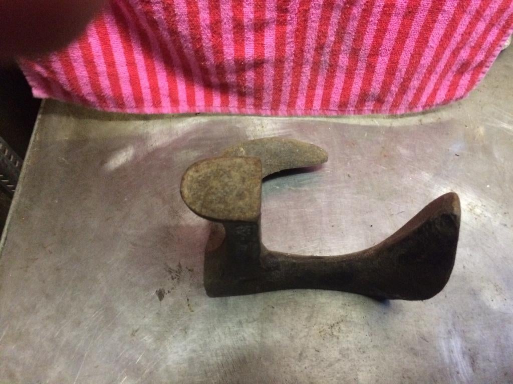 Antieke schoenleest., Antiek en Kunst, Antiek | Gereedschap en Instrumenten, Ophalen of Verzenden