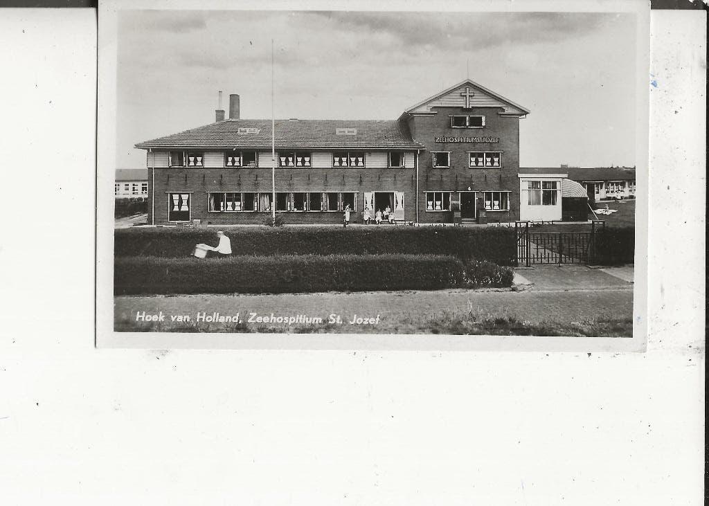 Hoek van Holland Zeehospitium St Jozef van Leer, Verzamelen, Ophalen of Verzenden, 1940 tot 1960, Ongelopen, Zuid-Holland
