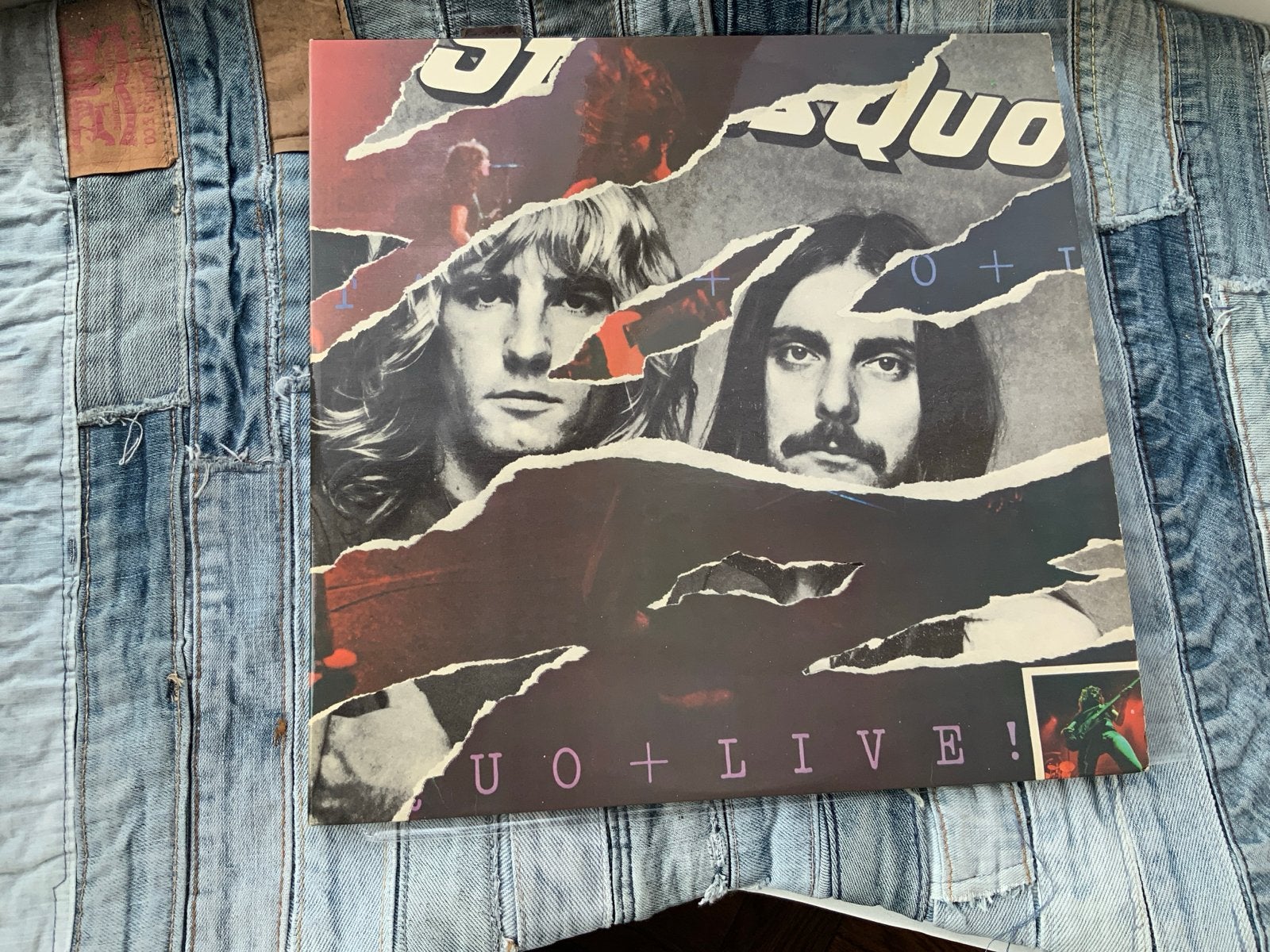 Status Quo - Live! Dubbel-LP (1977), Cd's en Dvd's, Vinyl | Rock, Gebruikt, Hard Rock, Ophalen of Verzenden, 12 inch
