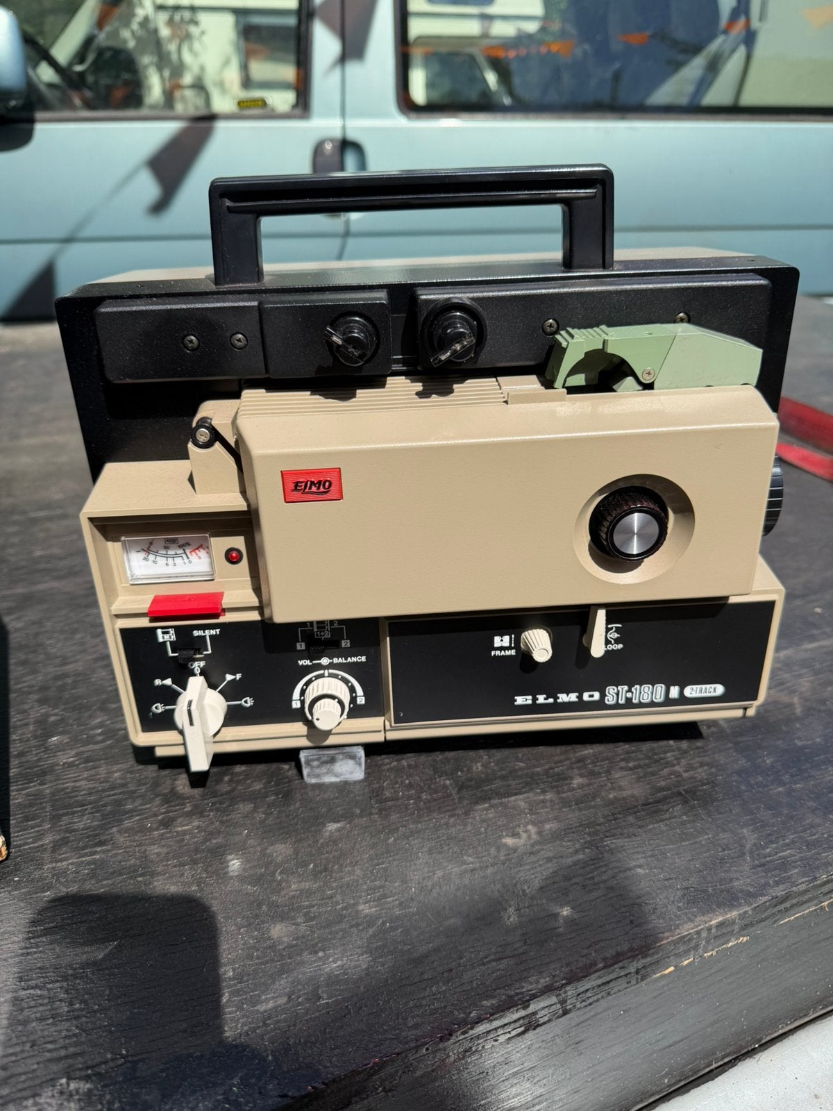Elmo ST-180 filmprojector voor super 8 films, Ophalen of Verzenden, 1960 tot 1980, Projector