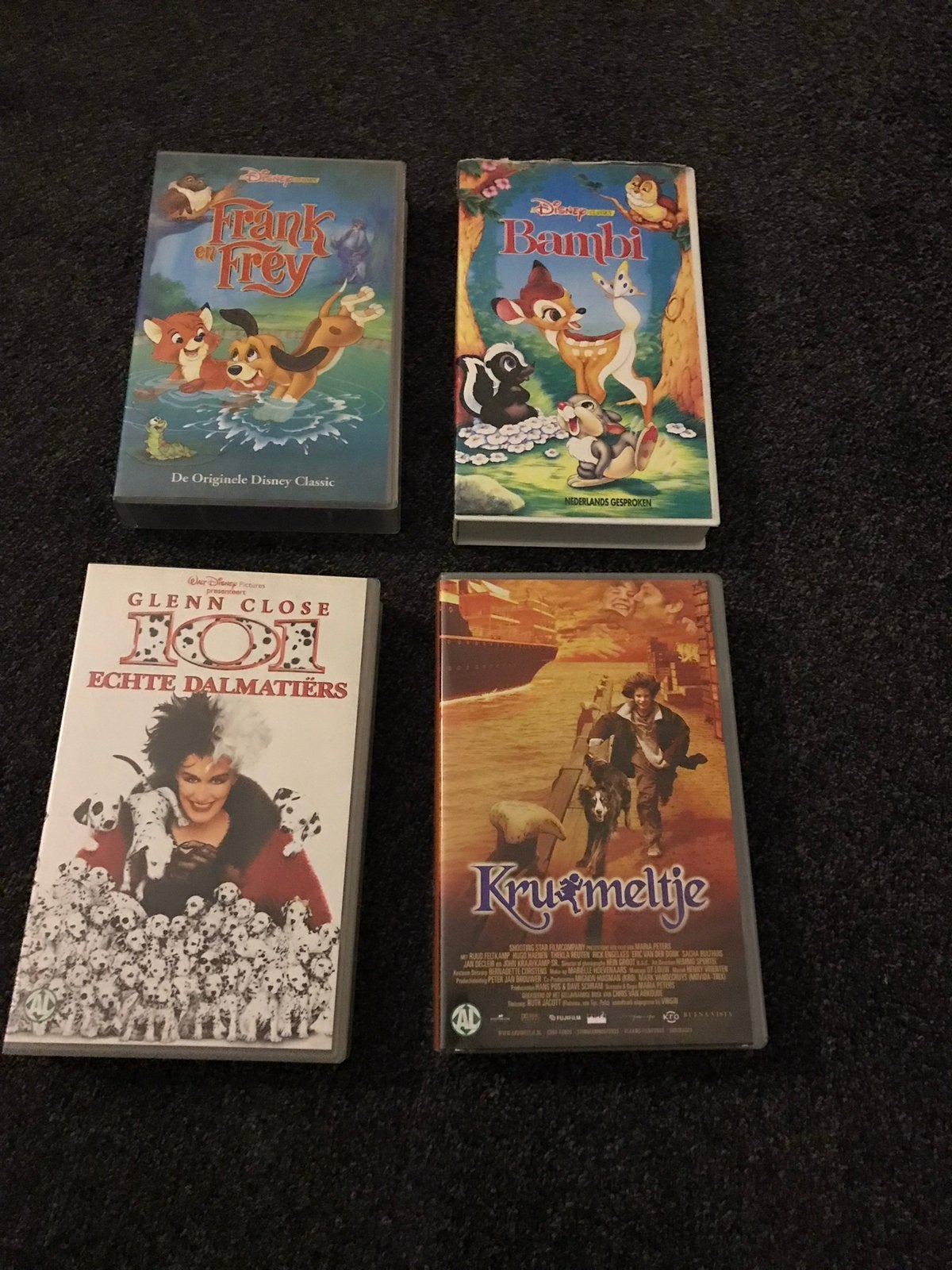 4 VSH videobanden, Alle leeftijden, Ophalen of Verzenden, Zo goed als nieuw, Nederlands