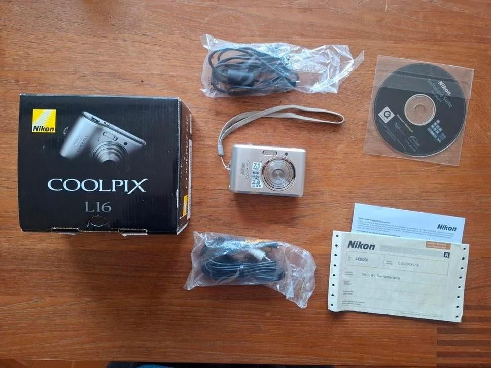 Nikon Coolpix L16, Audio, Tv en Foto, Fotocamera's Digitaal, Zo goed als nieuw, Nikon, Minder dan 4 keer, Ophalen