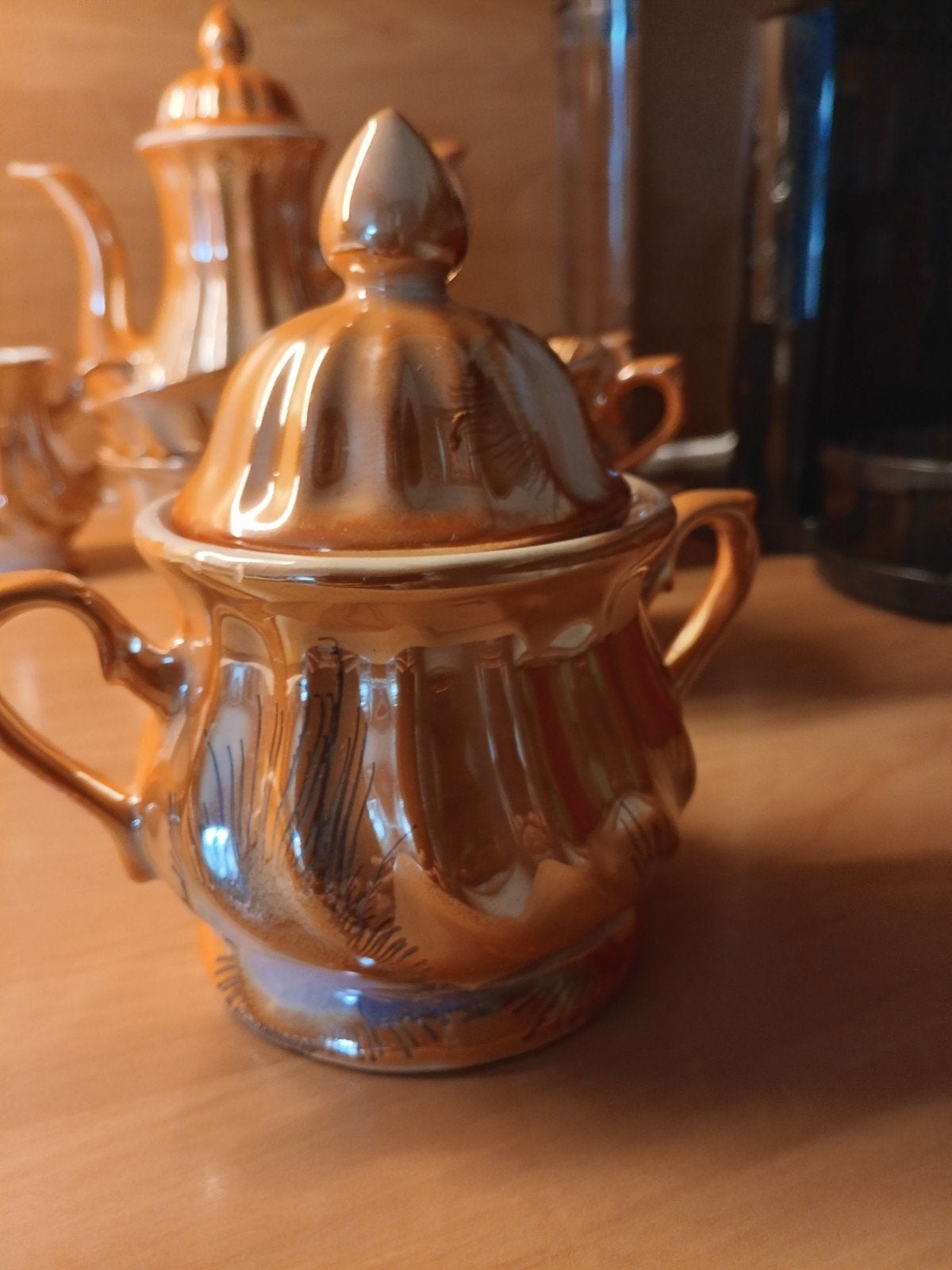 Vintage koffie/chocolademelk set - onbeschadigd, Ophalen of Verzenden