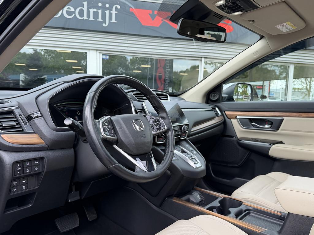 Honda CR-V 2.0 Hybrid AWD Executive | Panodak | Trekhaak | T, Automaat, 145 pk, 4 cilinders, Zwart