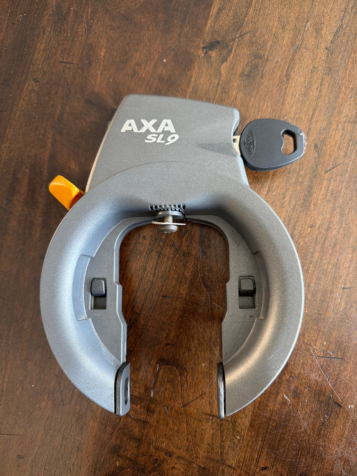 AXA SL9 Ringslot - Grijs, Ophalen, Zo goed als nieuw, Ringslot