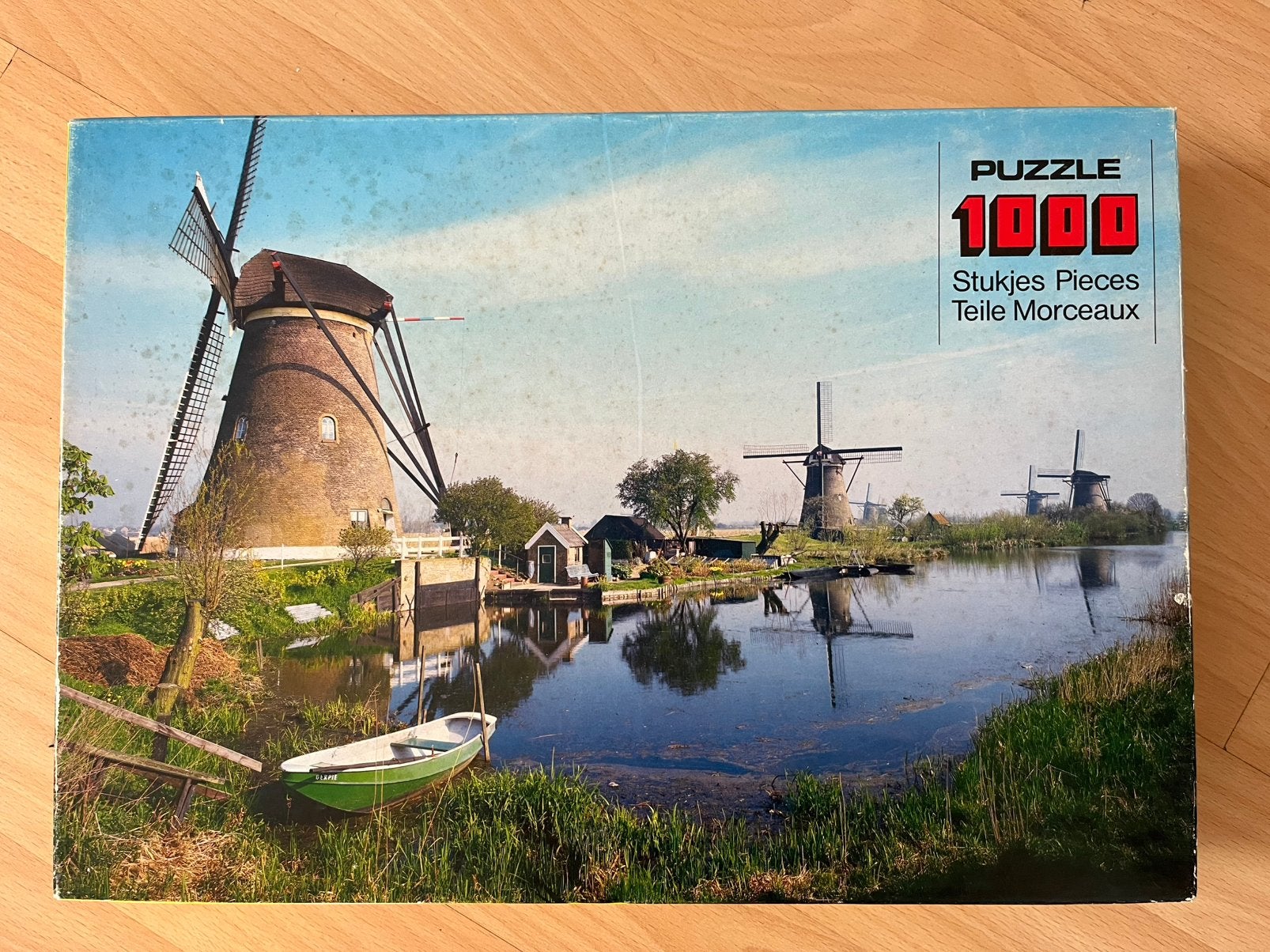 Puzzel Kinderdijk, Ophalen of Verzenden, 500 t/m 1500 stukjes, Gebruikt, Legpuzzel