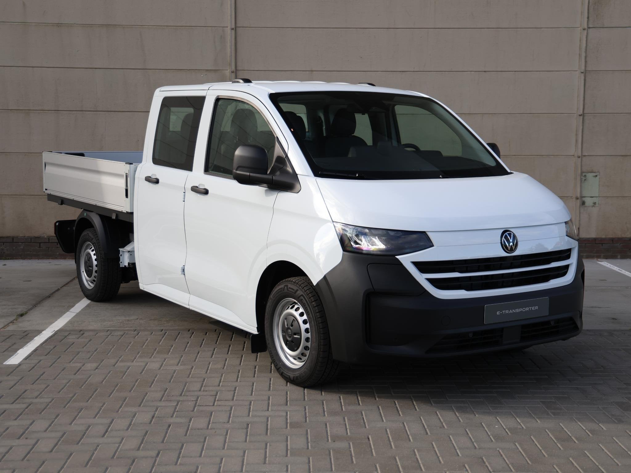 Volkswagen e-Tranporter Pick up Pick up Dubbele cabine L2 13, Auto's, Automaat, Overige modellen, 2000 kg, Parkeersensor