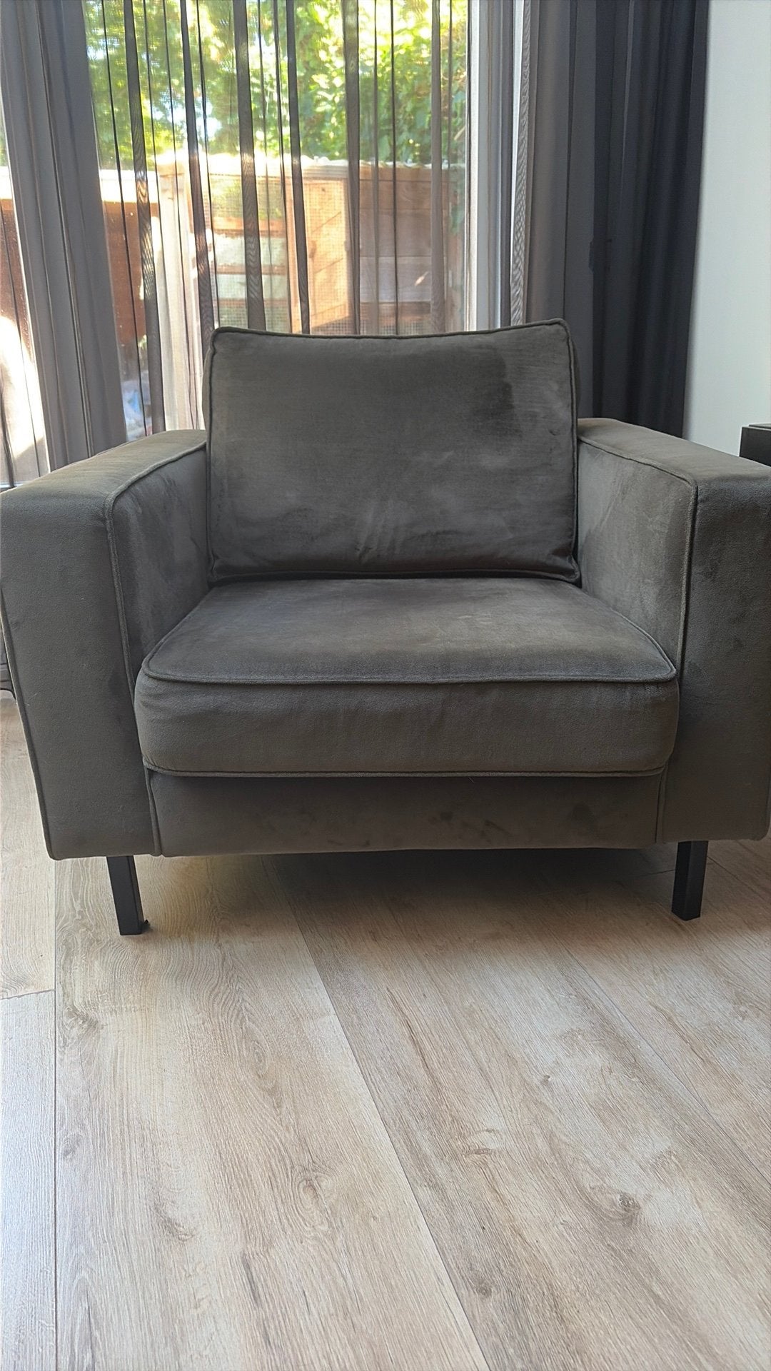 Mooie fauteuil van het merk Woood Rodeo., Huis en Inrichting, Ophalen, Zo goed als nieuw, 75 tot 100 cm