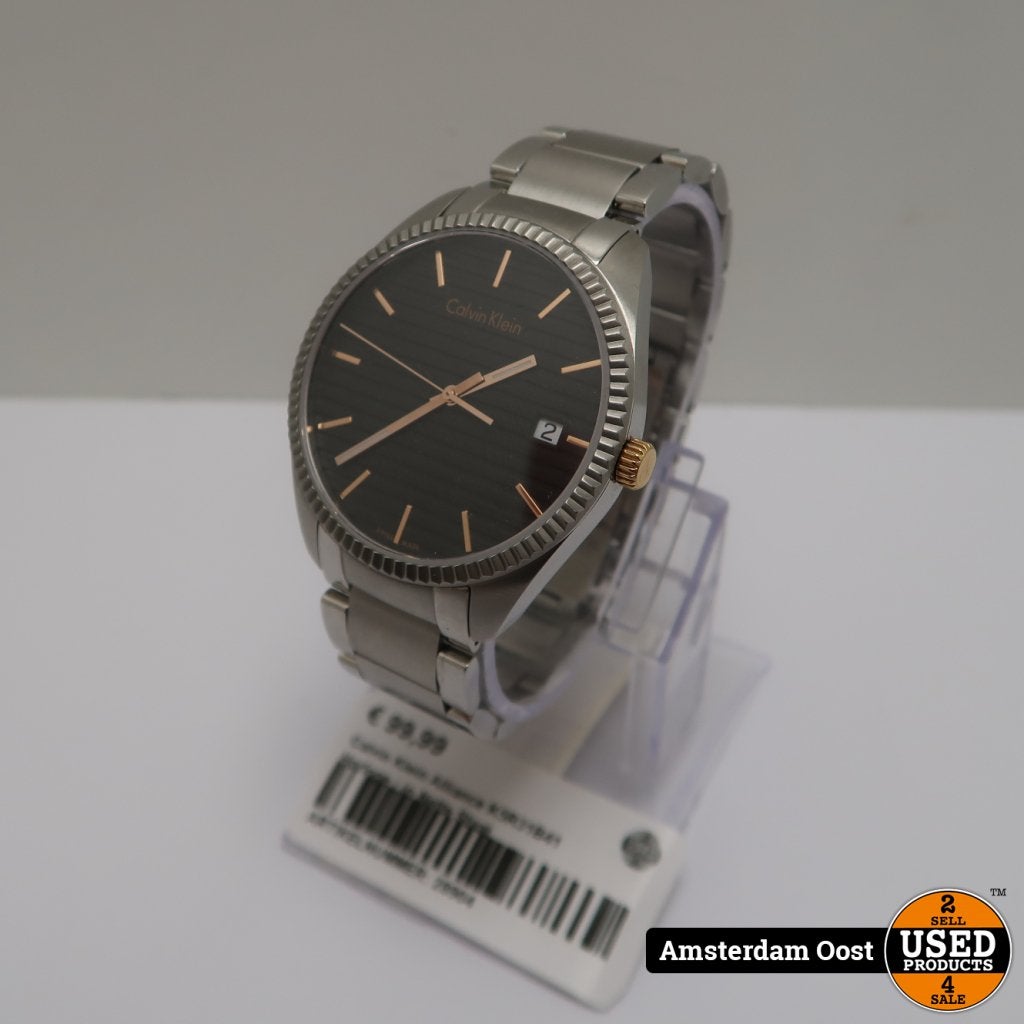 Calvin Klein Alliance K5R31B41 Horloge | in Nette Staat, Calvin Klein, Gebruikt, https://www.calvinklein.nl/contact, 205 West 39th Street, New York, NY 10018, Verenigde Staten