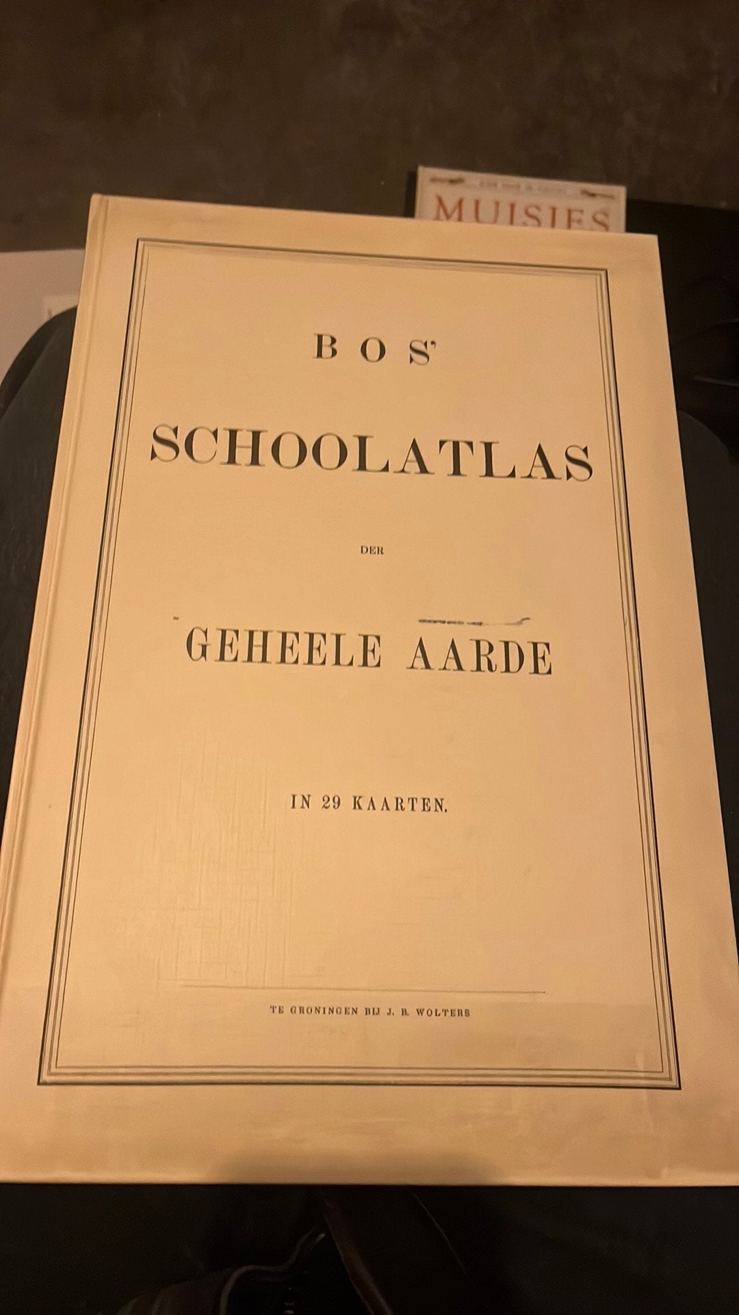 BOS Schoolatlas der geheele aarde, Bosatlas, Ophalen of Verzenden, Zo goed als nieuw, 1800 tot 2000