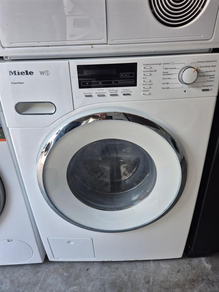 Miele W1 PowerWash 8kg. met garantie - bezorging mogelijk., Ophalen, 1200 tot 1600 toeren, Gebruikt, 8 tot 10 kg