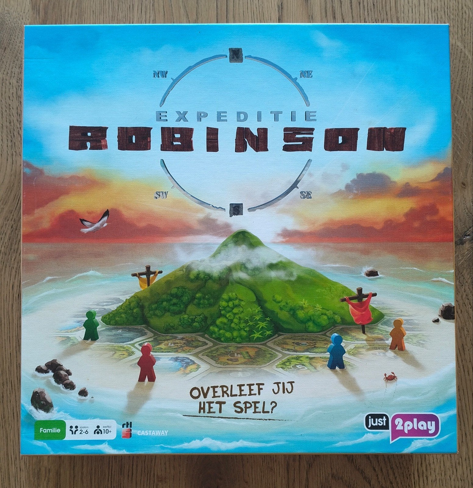 Expeditie Robinson Bordspel - Overleef het eiland, Ophalen of Verzenden, Zo goed als nieuw, Just 2 Play
