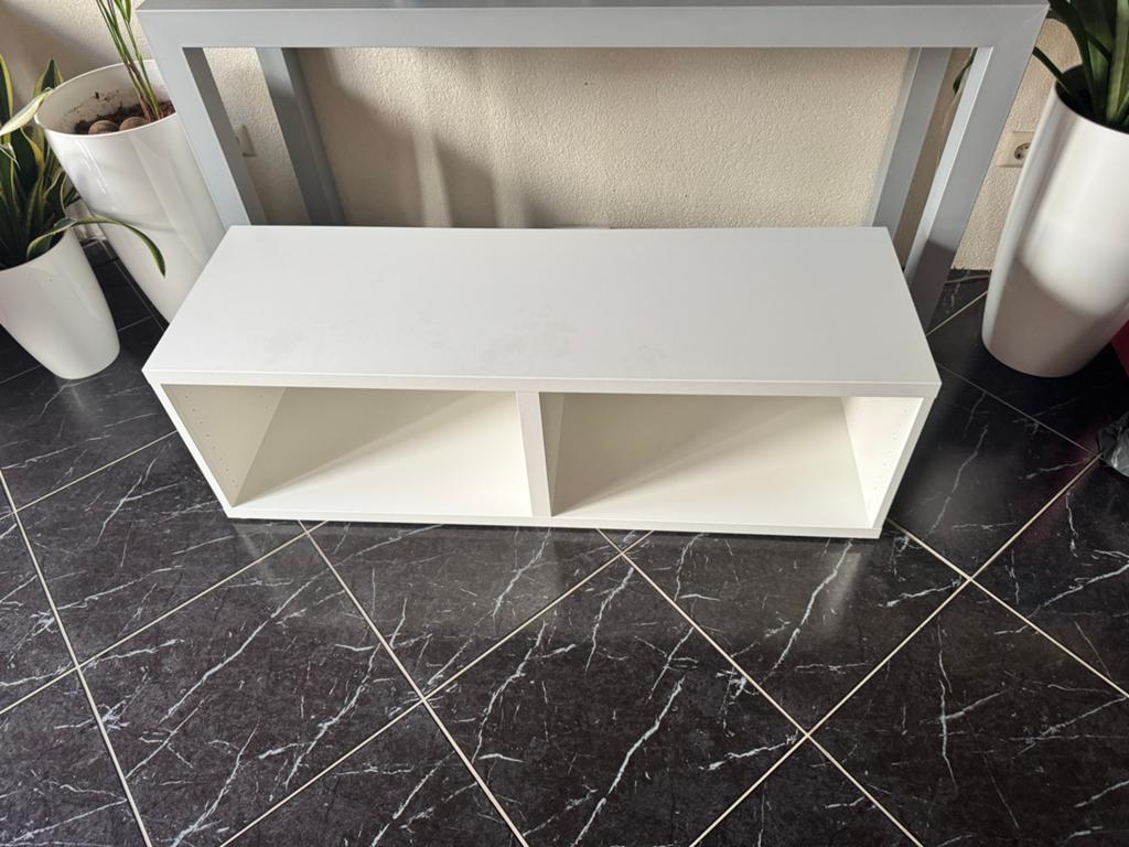 Witte opbergkast met twee vakken, Ophalen, Gebruikt