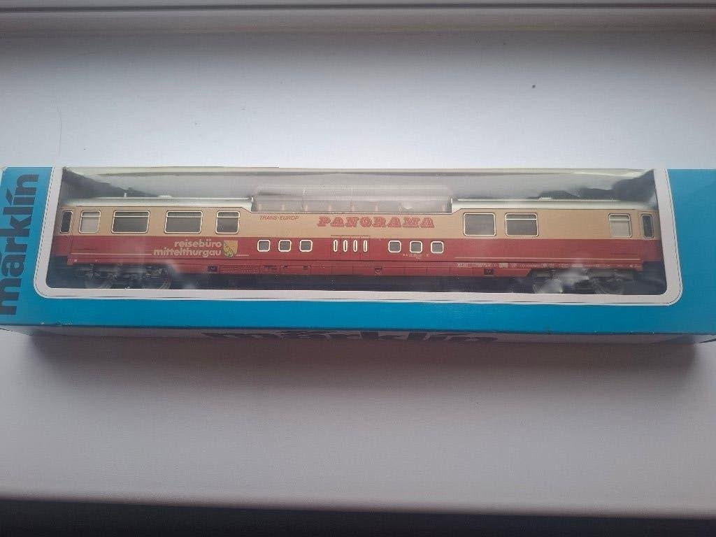 te koop 4 Marklin treinwagons, Hobby en Vrije tijd, Wisselstroom, Verzenden, Wagon, Zo goed als nieuw