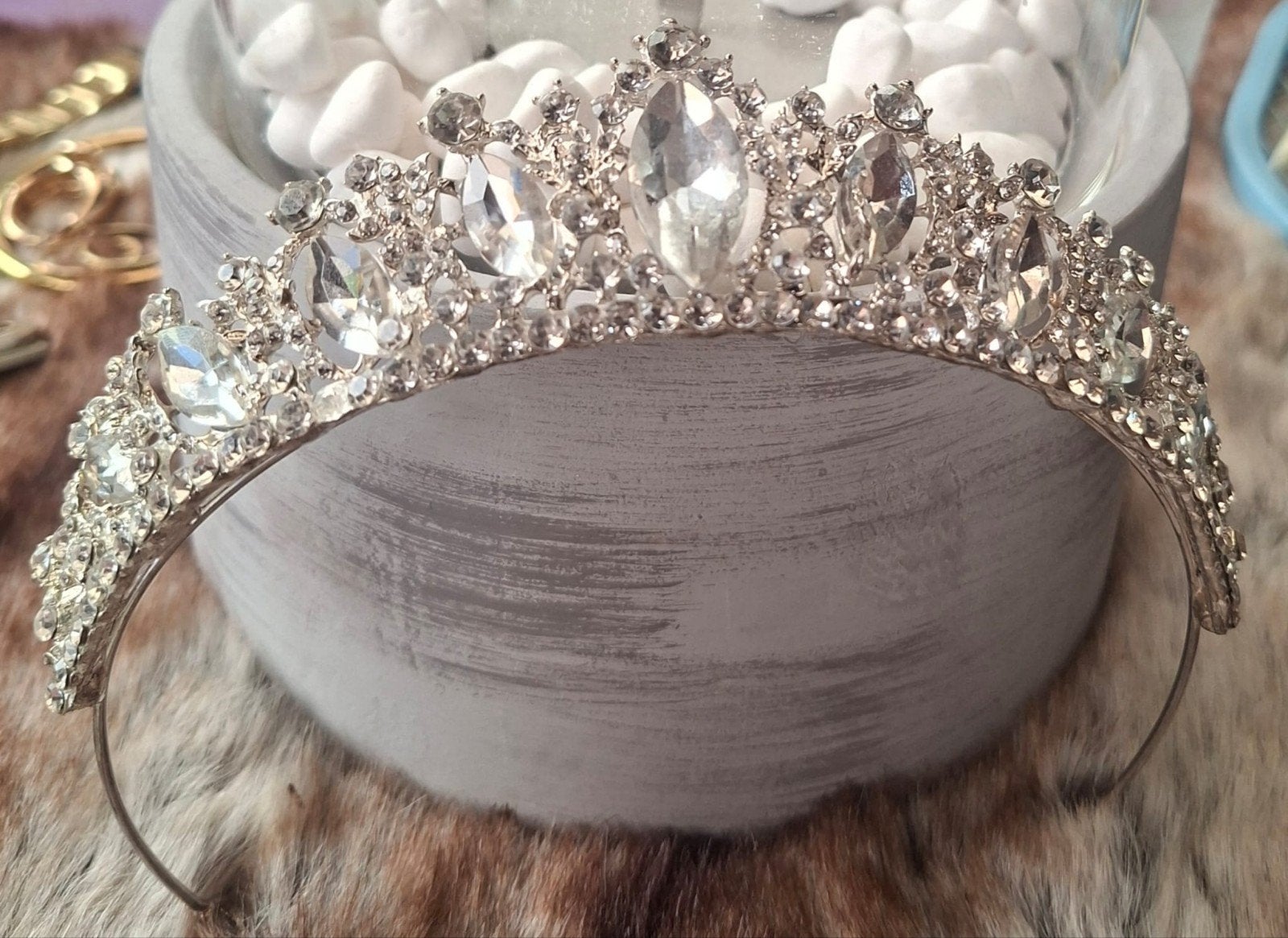Prachtige Trouw Juwelen Set - Ketting, Armband, Oorbellen, Ophalen, Overige materialen, Met strass, Nieuw