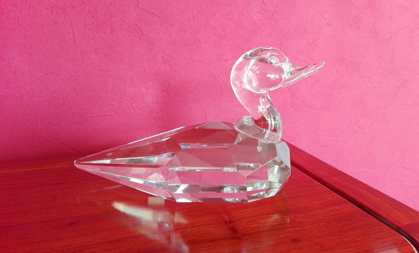 Murano glazen eend, Ophalen