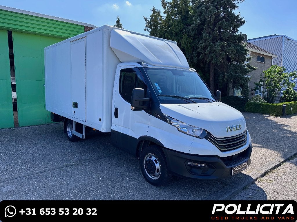 Iveco Daily 35C14 Bakwagen Laadklep Zijdeur, Auto's, Iveco, Wit, Bedrijf, Dealer onderhouden
