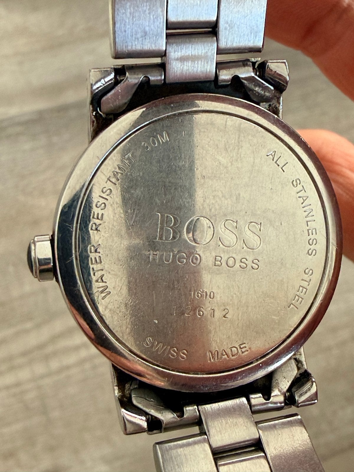 Hugo Boss horloge - Batterij moet vervangen worden, Overige merken, Gebruikt, Staal, Polshorloge