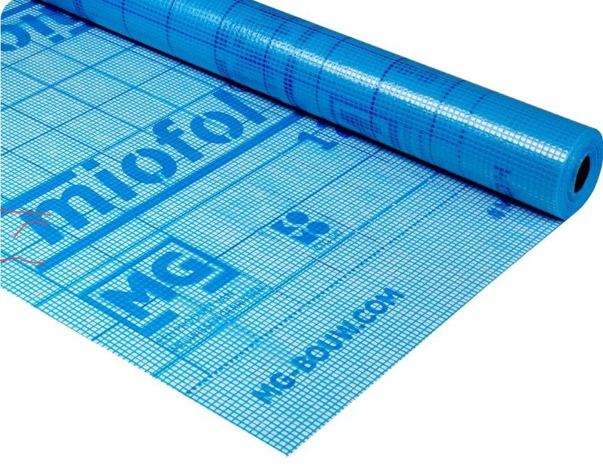 Halve rol Dampwerende folie (Miofol 125 G Damp-open folie 1, Overige materialen, Nieuw, 15 m² of meer, Ophalen