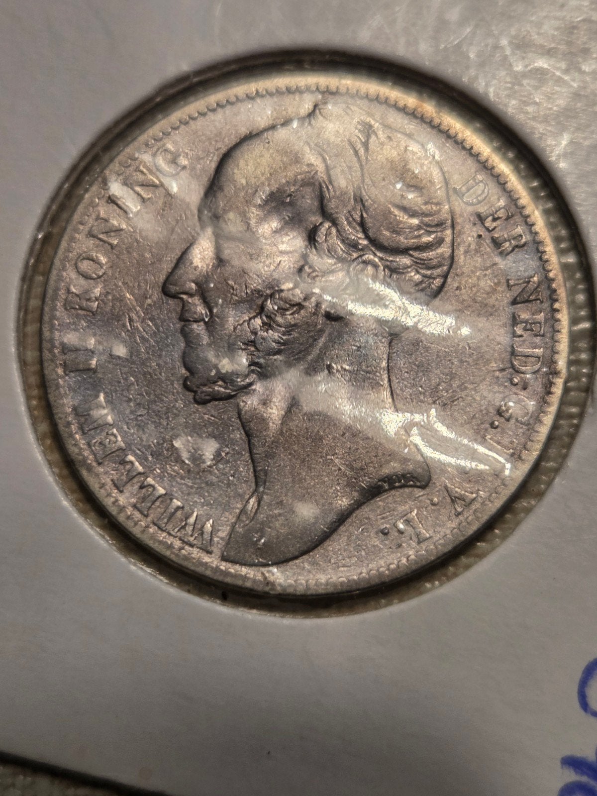 Zilveren 1 Gulden Koning Willem II 1848, Postzegels en Munten, Munten | Nederland, 1 gulden, Zilver, Ophalen of Verzenden, Losse munt