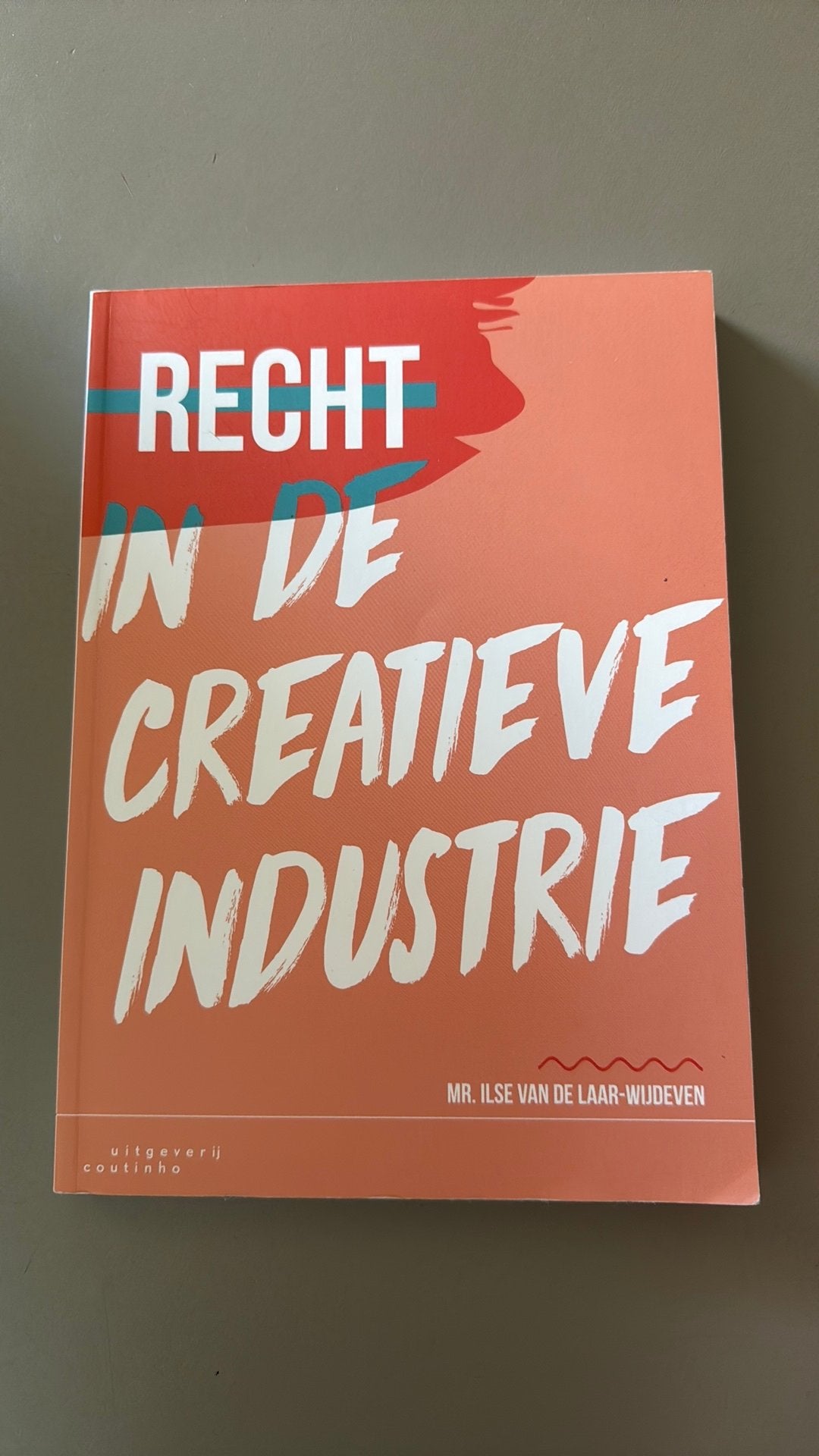 Recht in de creatieve industrie Ilse van de Laar-wijdeven, Ophalen of Verzenden, Zo goed als nieuw, Economie en Marketing
