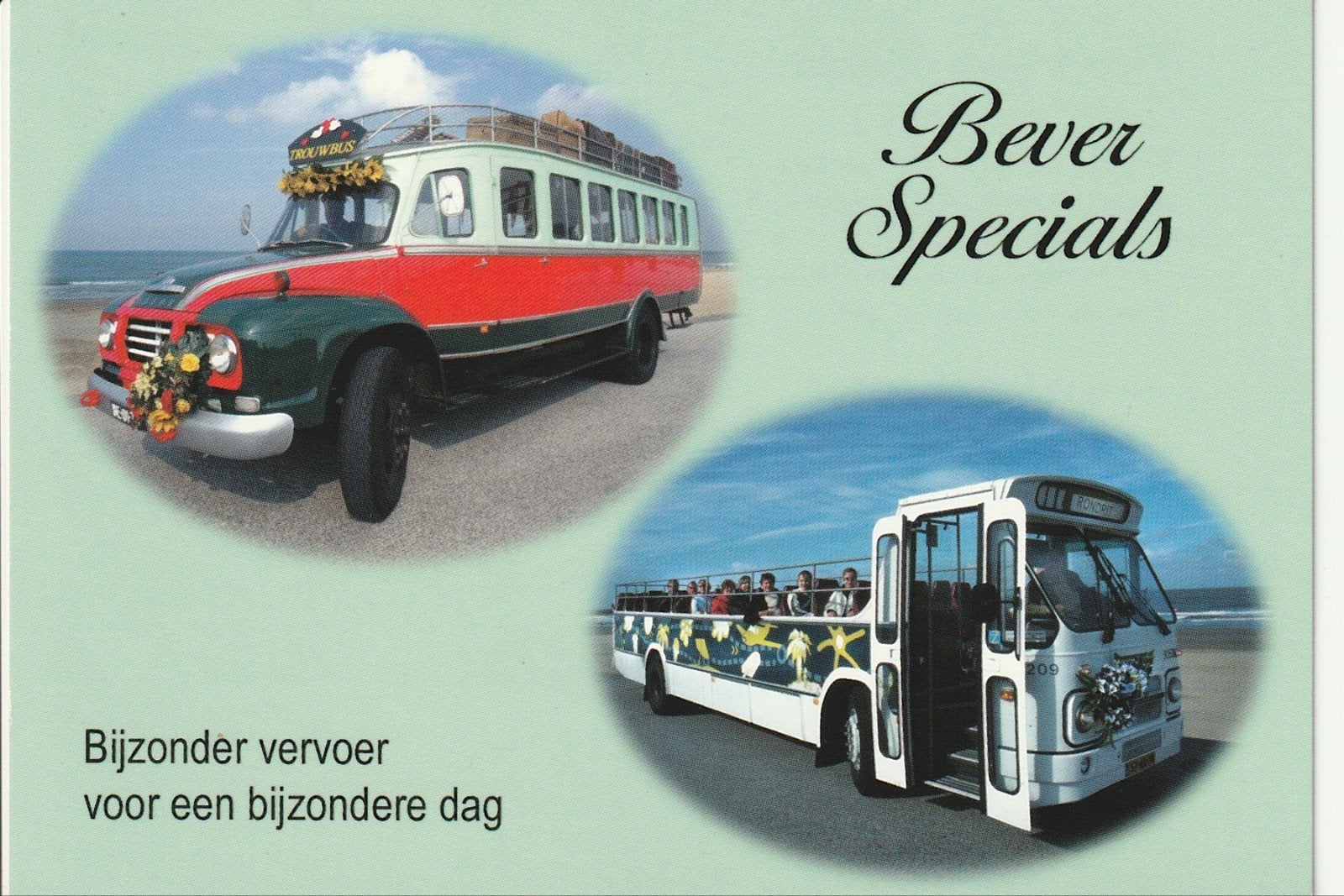 DEN HAAG BEVER SPECIALS VERHUUR NOSTALGISCHE ANTIEKE BUSSEN, Ophalen of Verzenden, 1980 tot heden, Ongelopen, Zuid-Holland