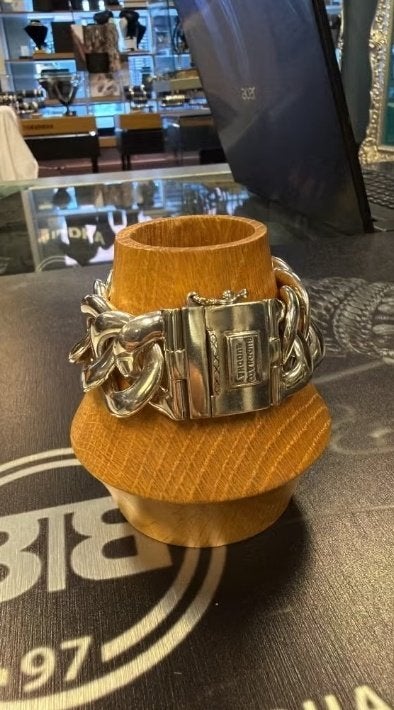 BUDDHA TO BUDDHA ARMBAND TYPE 110 E CHRIS ARMBAND € 499,00, Ophalen of Verzenden, Nieuw, Zilver, Zilver