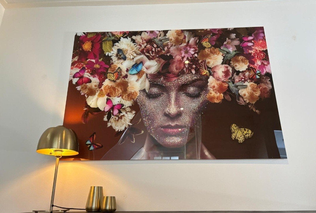 prachtig plexiglas schilderij, Ophalen