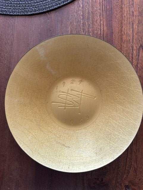 J.Tostrup Noors Sterling Zilveren Emaille Schaal (1929-154), Antiek en Kunst, Ophalen of Verzenden, Zilver