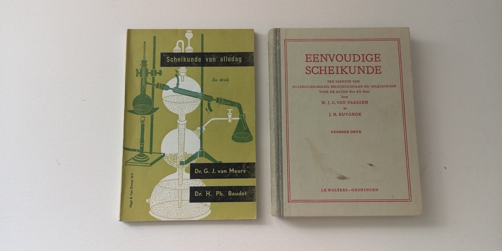 2 Oude Scheikundeboeken: Eenvoudige Scheikunde & ..., W.J.C. van Paassen, J.H. Ruygrok, G.J. van Meurs, H. Ph. Boudet, Beta, Overige niveaus