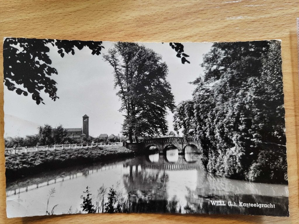 ansicht WELL Kasteel gracht, Ophalen of Verzenden, Voor 1920, Limburg