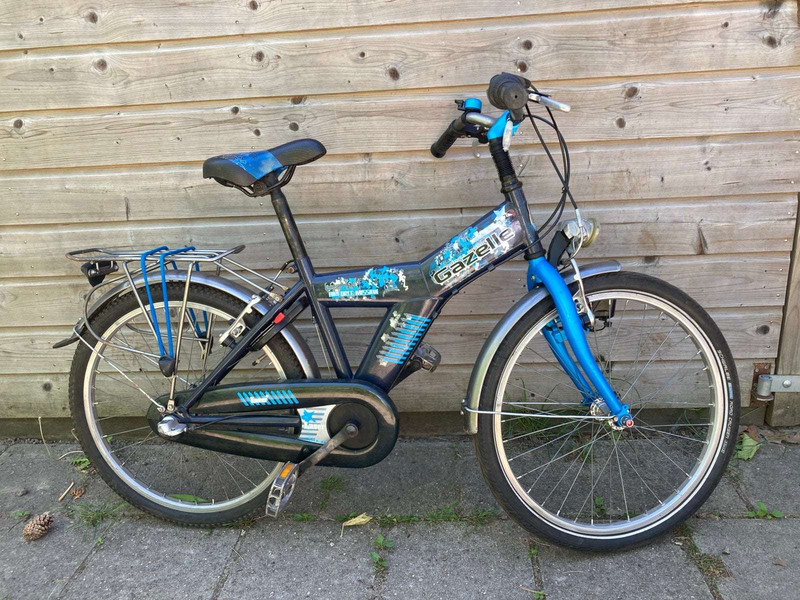 Gazelle kinderfiets 22 inch - Gebruikt, Ophalen, Terugtraprem, 22 inch, Gebruikt