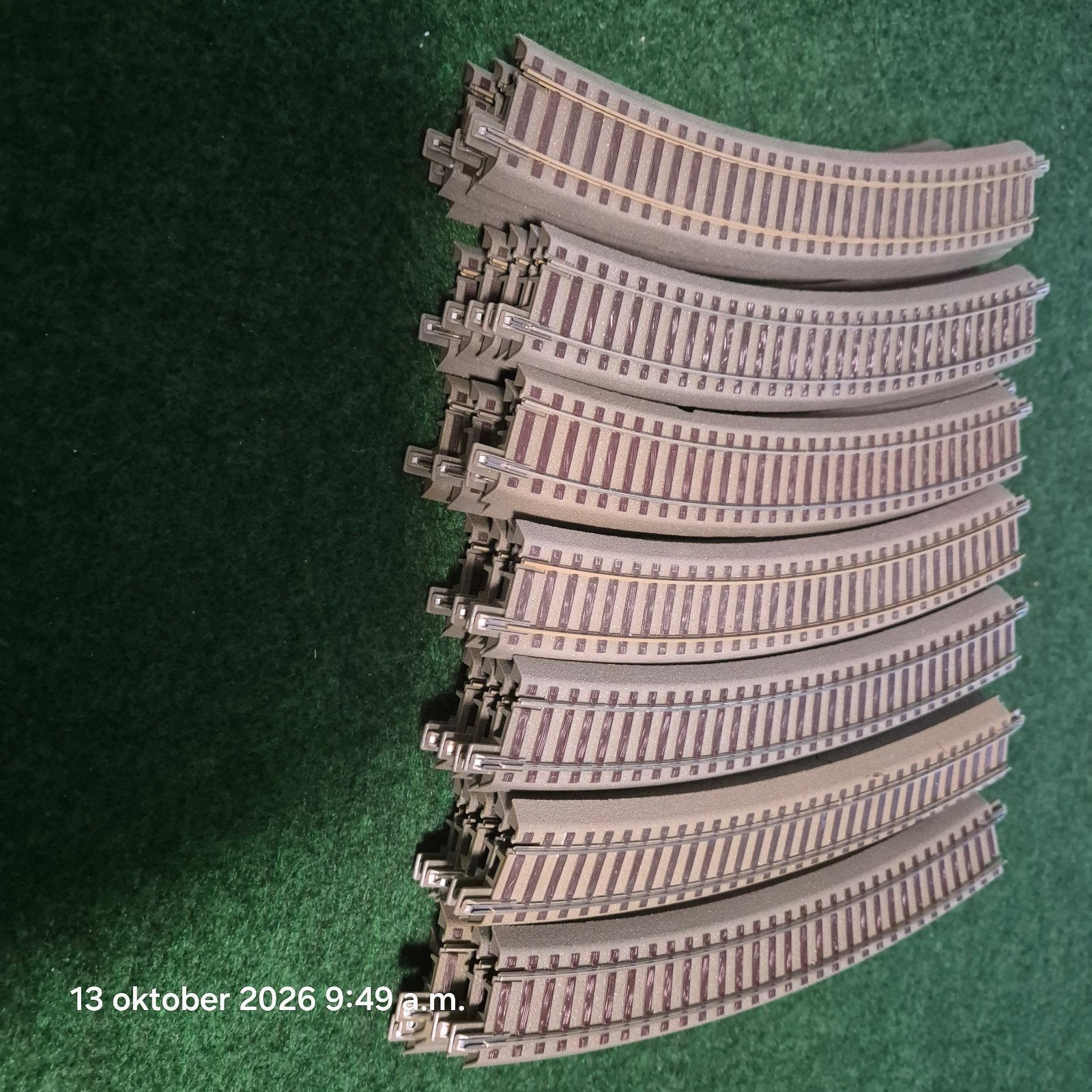 Roco geoLine-rails gebogen rails R3 (35 stuks), Overige merken, Gebruikt, Gelijkstroom of Wisselstroom, Rails