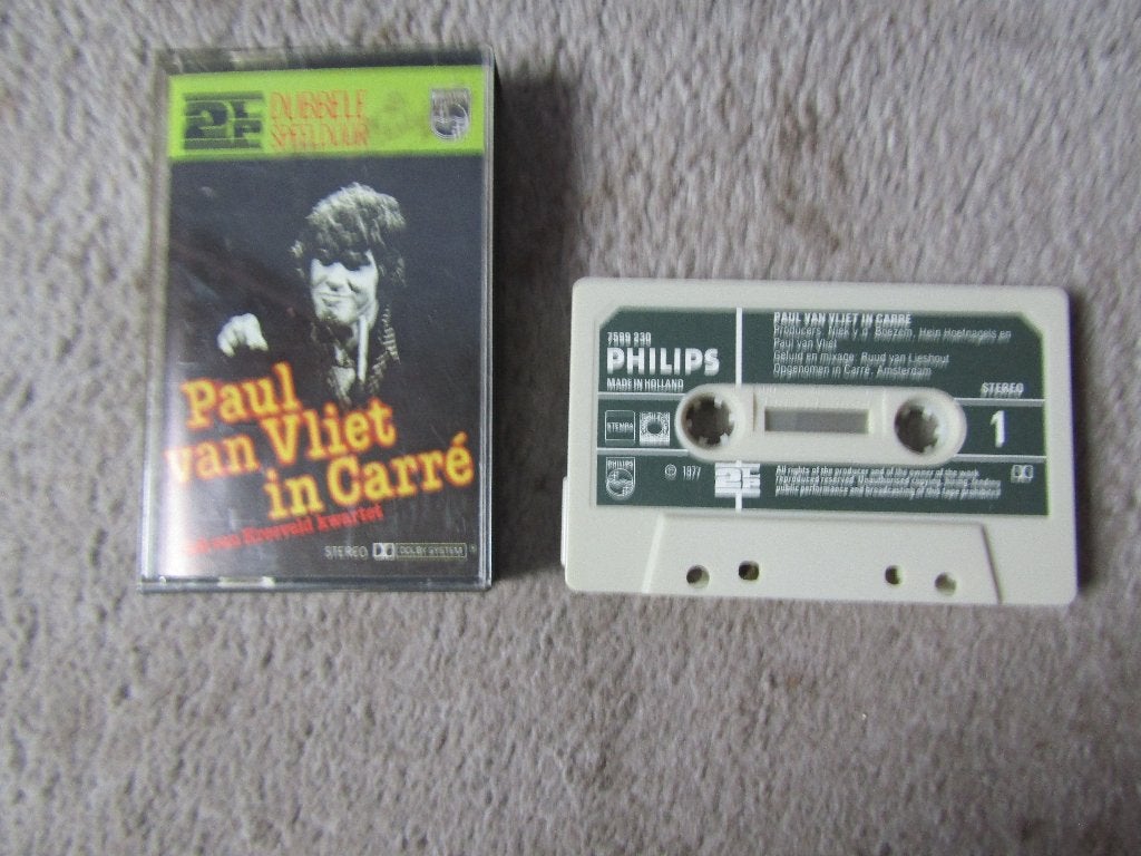 Cassette: Paul van Vliet in Carre, Gebruikt, 1 bandje, Ophalen of Verzenden, Origineel