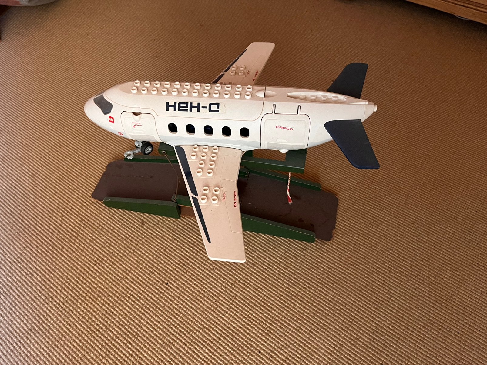 Duplo vliegtuig, Ophalen of Verzenden, Gebruikt, Inclusief minifiguren, Duplo