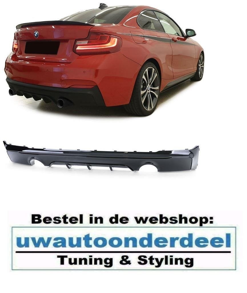 Diffuser Glans Zwart Vioor Bmw 2 serie F22 F23 M Pakket