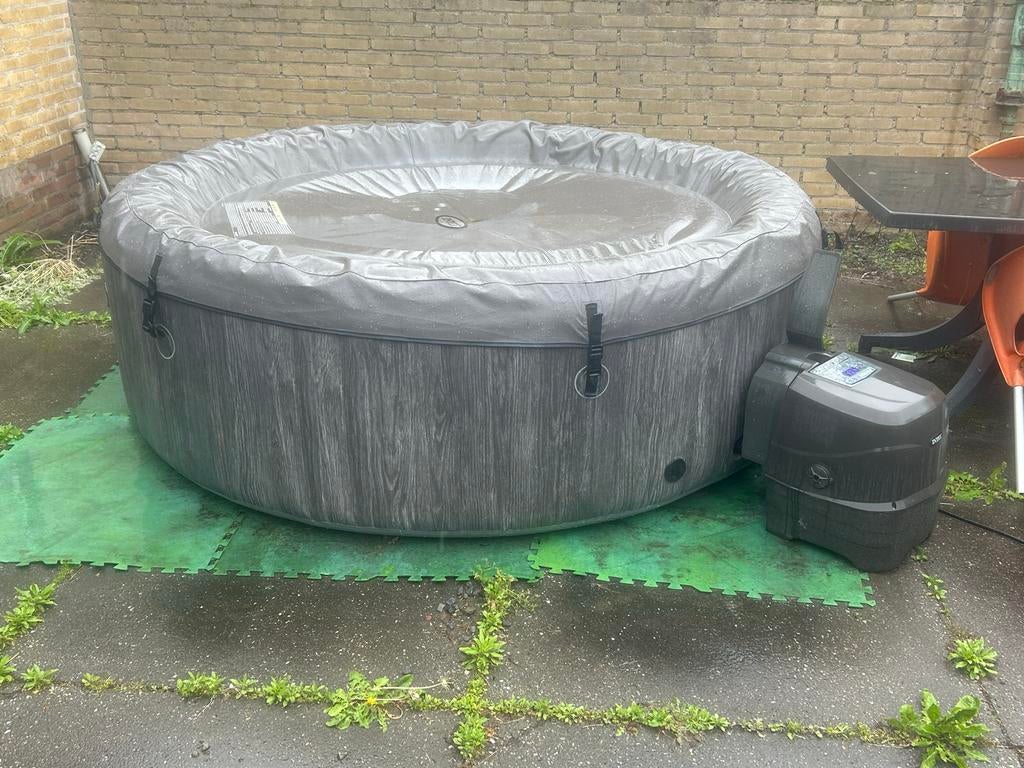 Intex Opblaasbare Jacuzzi greywood alleen bad, Ophalen, Zo goed als nieuw, Afdekzeil, Opblaasbaar