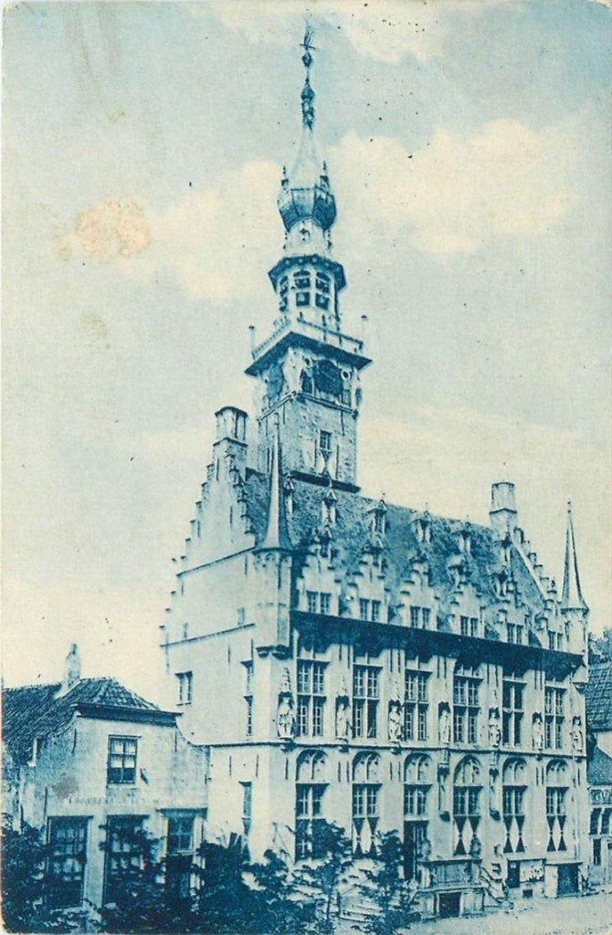 701-372-049 Veere Stadhuis, Verzenden, Voor 1920, Zeeland