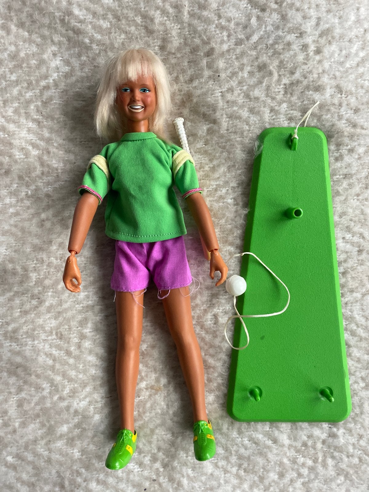 Vintage Dusty pop met golfset - Kenner 1974, Ophalen of Verzenden, Gebruikt, Overige typen