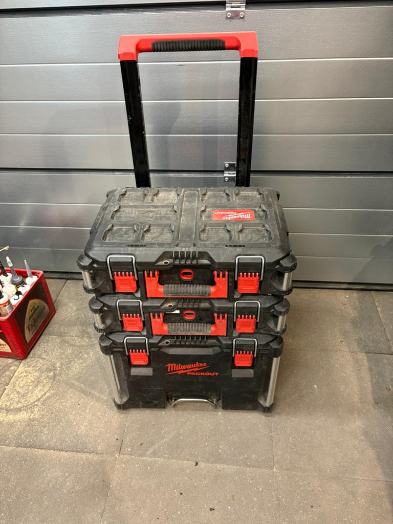 Milwaukee Packout gereedschapskisten, Ophalen of Verzenden