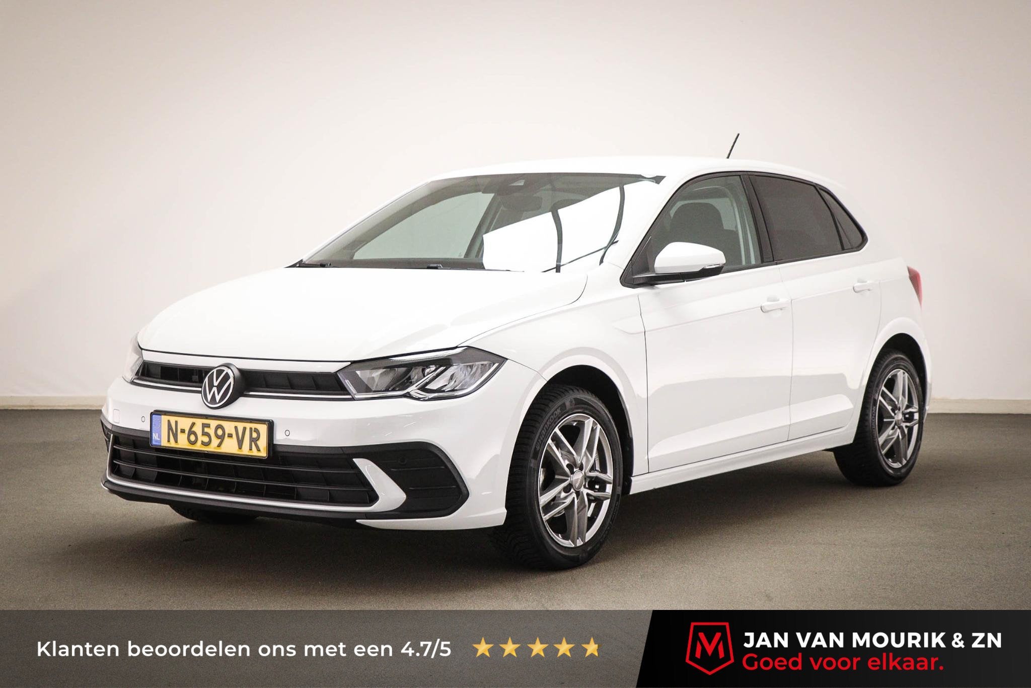 Volkswagen Polo 1.0 TSI Life | AIRCO | DAB | APPLE | 16", Voorwielaandrijving, Stof, Gebruikt, Met garantie (alle)