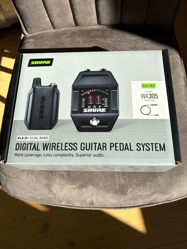 Shure glxd16+ wireless + accessories