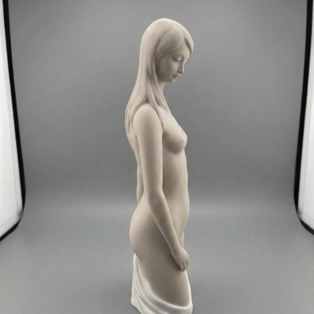 Vintage Lladró Beeld Nude Torso Gres #12330 – 43 cm, Ophalen of Verzenden