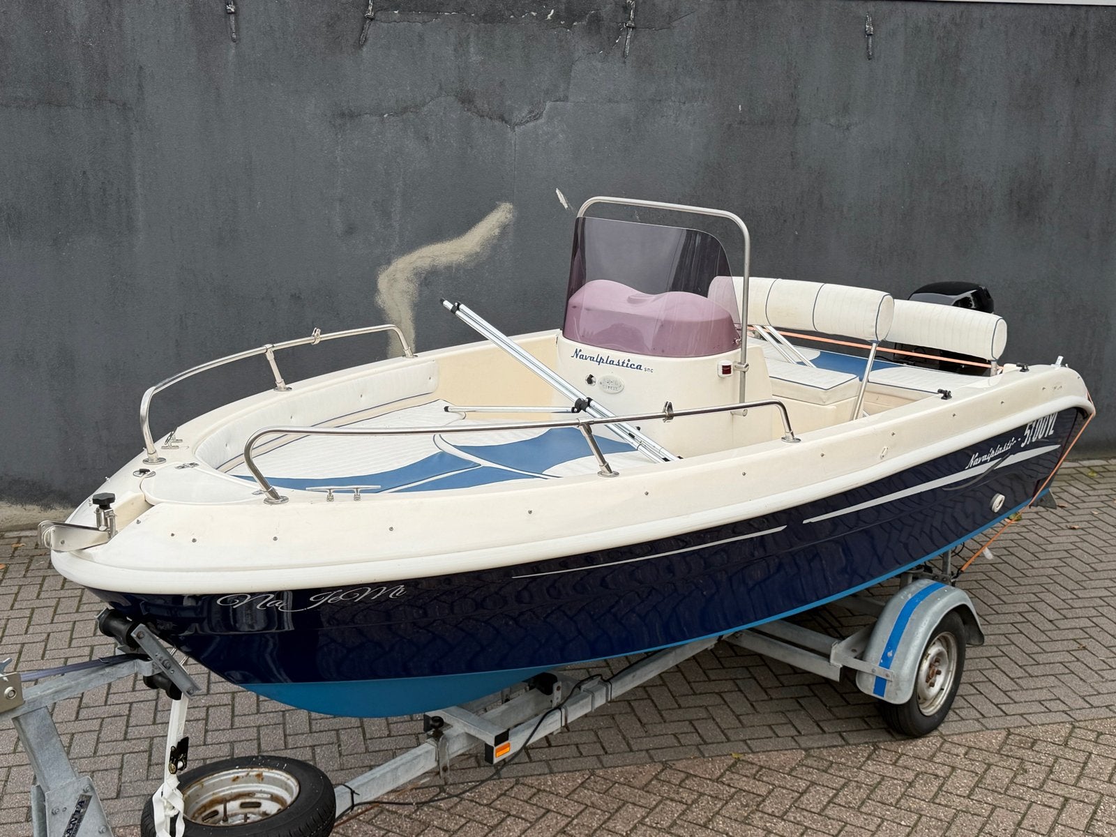 Navaiplastic 490 met Mercury 60PK 4T + Trailer *INRUIL MOGEL, Watersport en Boten, Gebruikt, Met afstandsbediening, Ophalen, 49 m