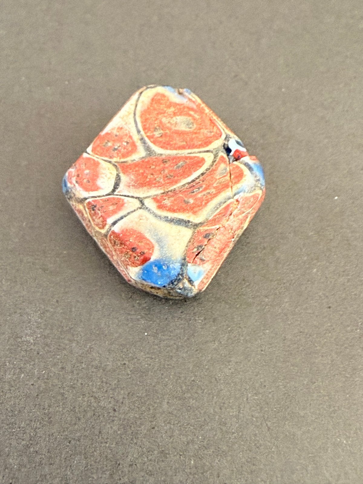 Unieke Millefiori Kraal - Tabulair Design, Ophalen of Verzenden, Overige materialen, Overige typen
