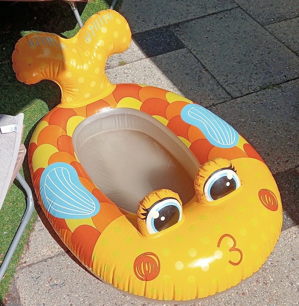 KINDER / BABY BOOTJE VIS, Ophalen of Verzenden, Zo goed als nieuw, Jongetje of Meisje, Zwem-accessoire