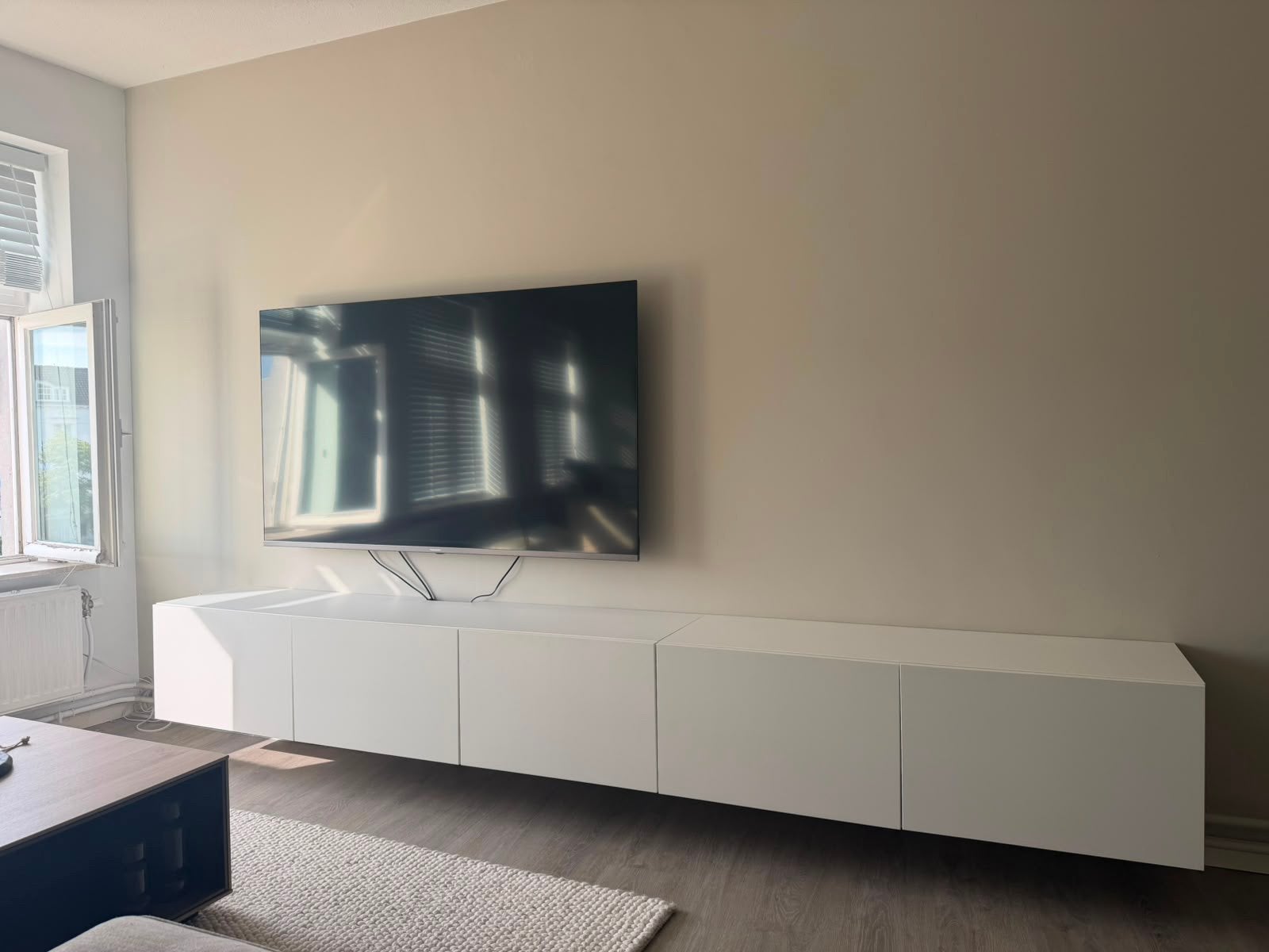 IKEA BESTÅ tv-meubel – 300 cm, Huis en Inrichting, Ophalen, Zo goed als nieuw, 200 cm of meer, Minder dan 100 cm
