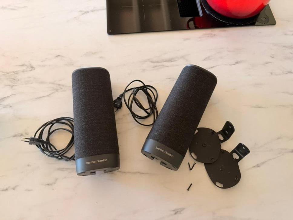 Harman Kardon Citation Surround speakers boxen met beugels., Ophalen, Zo goed als nieuw